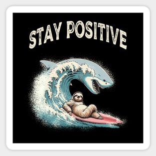 stay positive Sticker